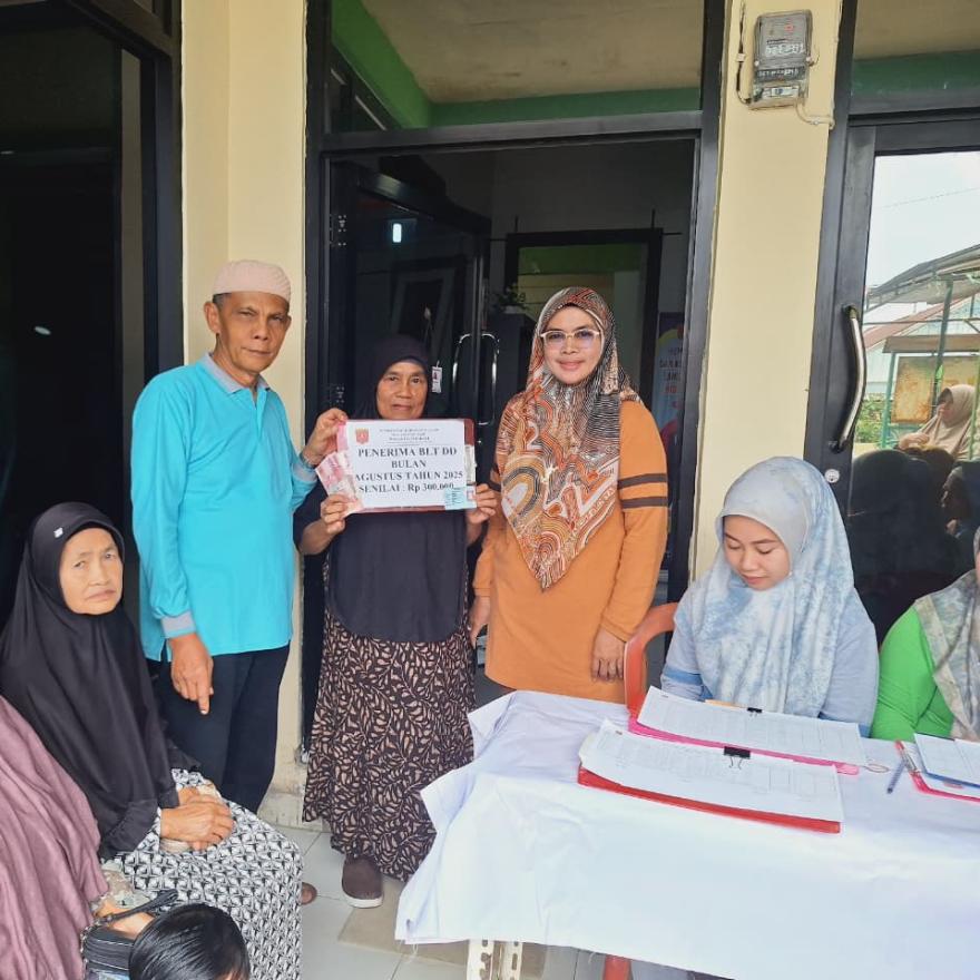 Penyaluran Bantuan Langsung Tunai (BLT) Dana Desa Bulan Agustus Tahun 2025